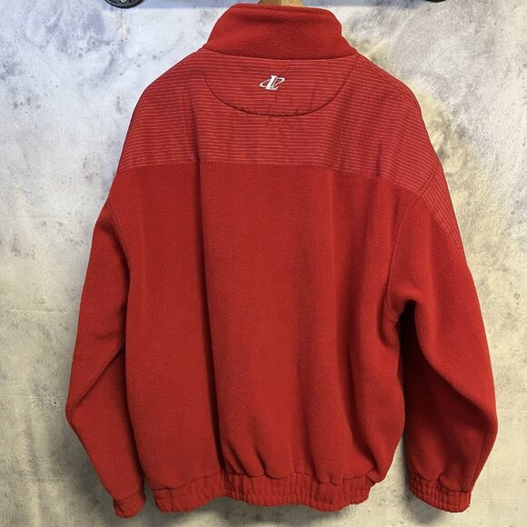 Vintage University of Nebraska Jacket Mens XL Logo Athletic Sweatshirt 1/4 Zip - Picture 2 of 6